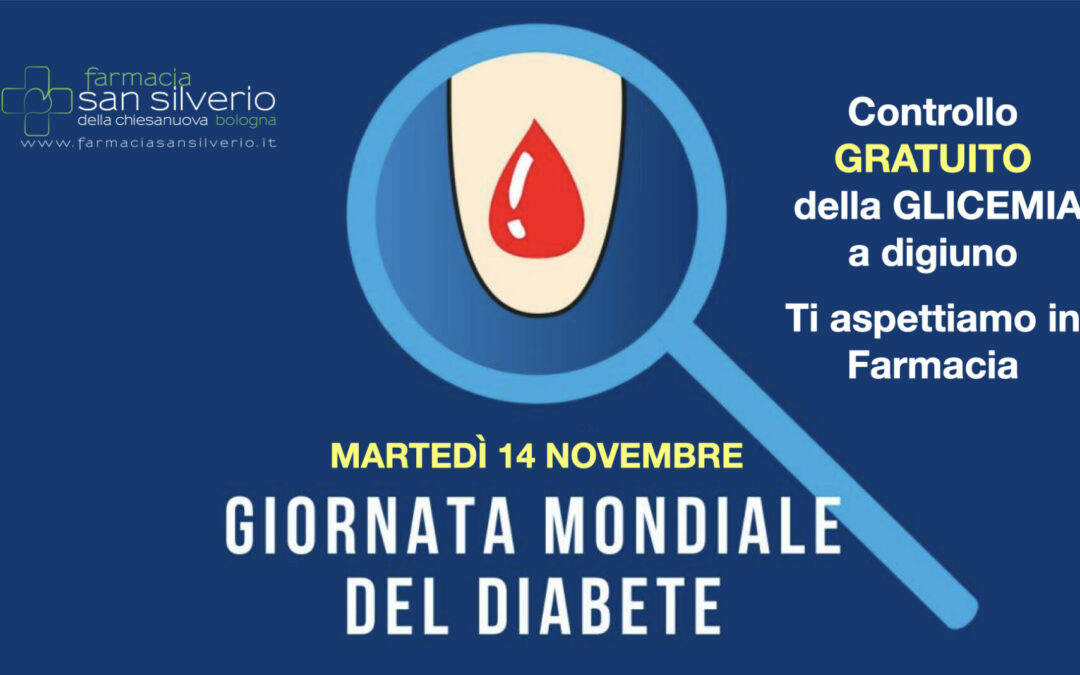 Giornata Mondiale del Diabete: misurazione gratuita della glicemia